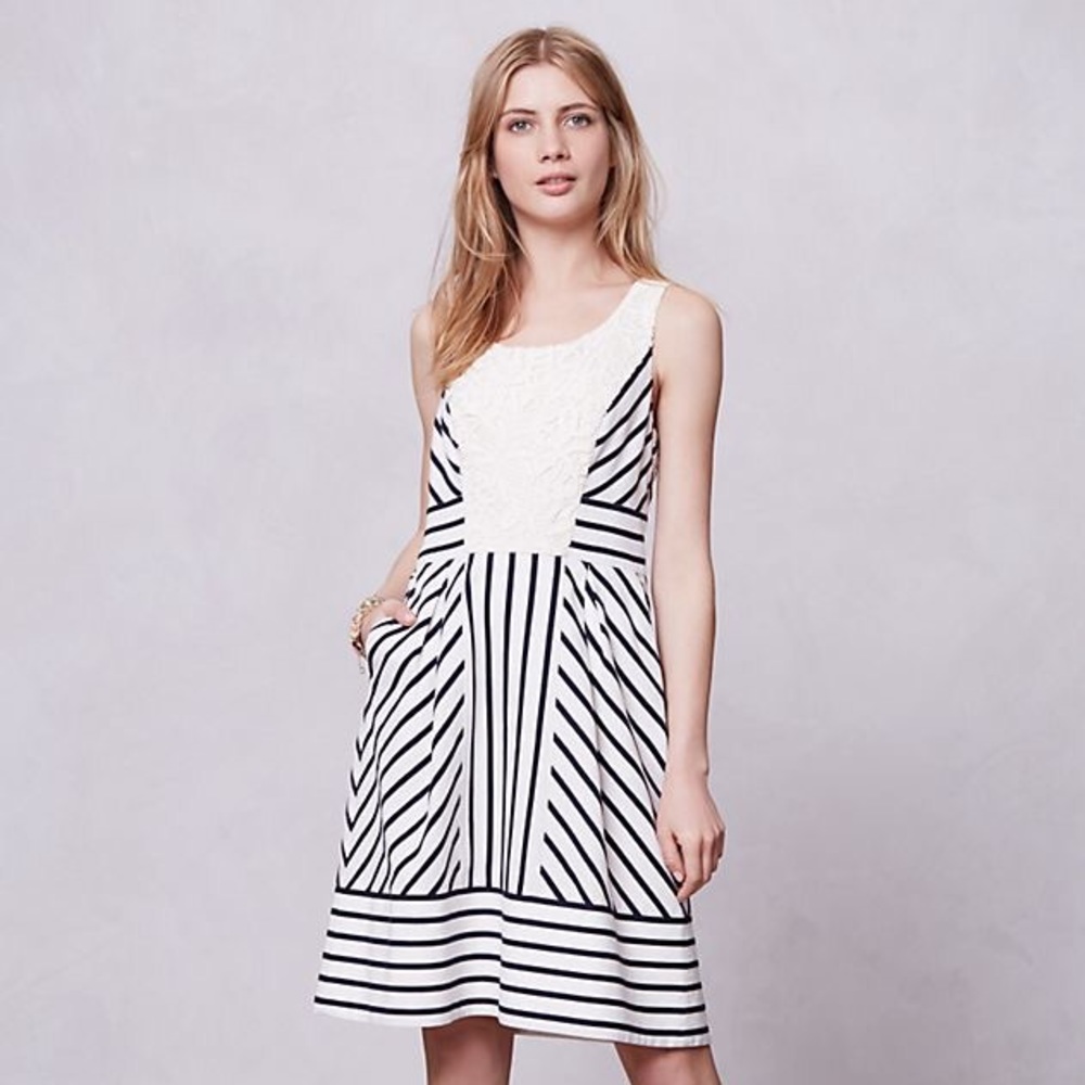 NWT Anthropologie Maeve “Chessia” Striped Dress
